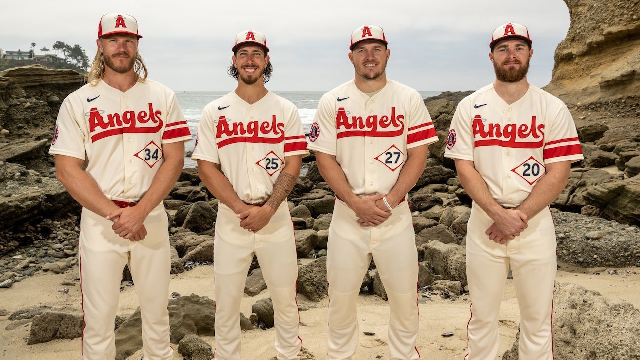 Official Angels City Connect Jerseys, Los Angeles Angels City
