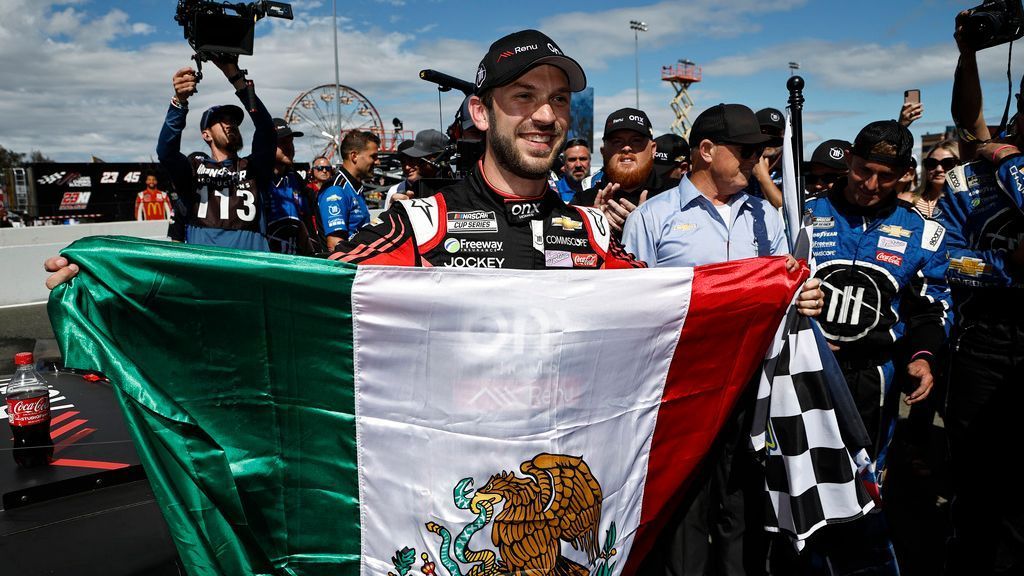 Daniel Suarez wins at Sonoma to become first Mexican-born driver with NASCAR Cup..