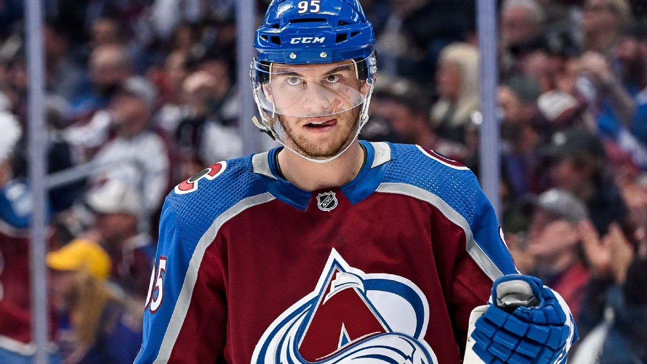 Andre Burakovsky will wear number 95 with the Colorado Avalanche