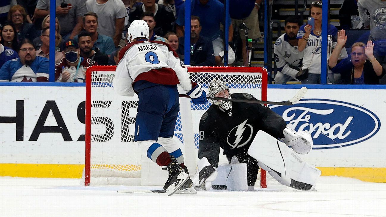 Stanley Cup Final Game 1 Betting Tips For Tampa Bay Lightning Colorado Avalanche Espn 