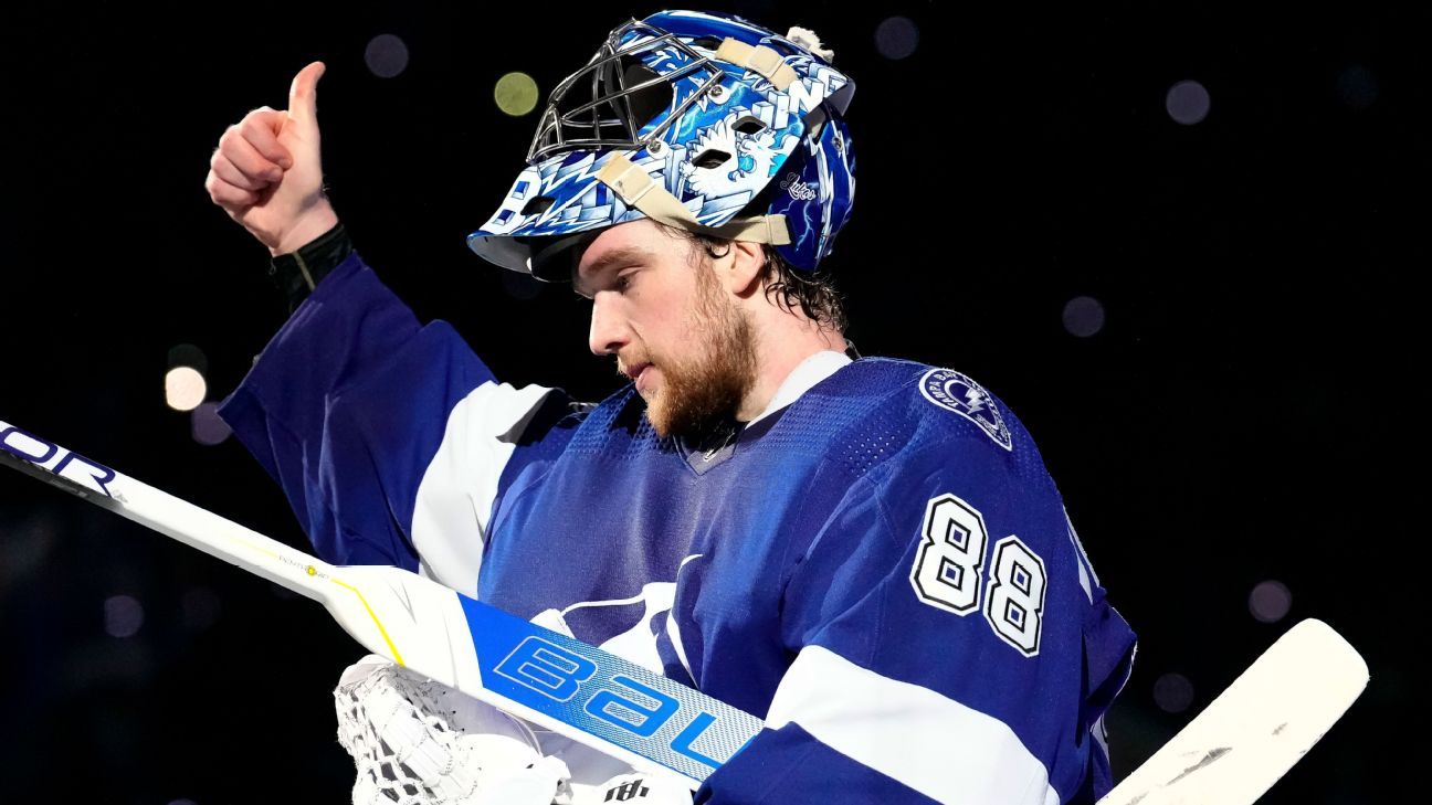 Andrei Vasilevskiy Stopper Tampa Bay Lightning Official NHL