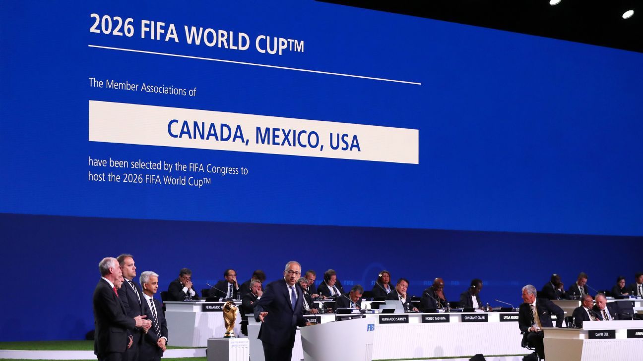 Where is FIFA World Cup 2026? Host countries, cities for next men's  tournament