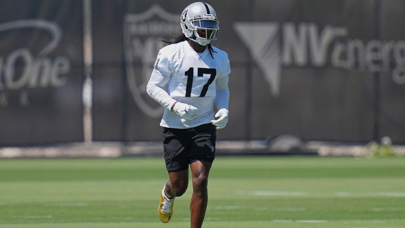 davante adams raiders practice