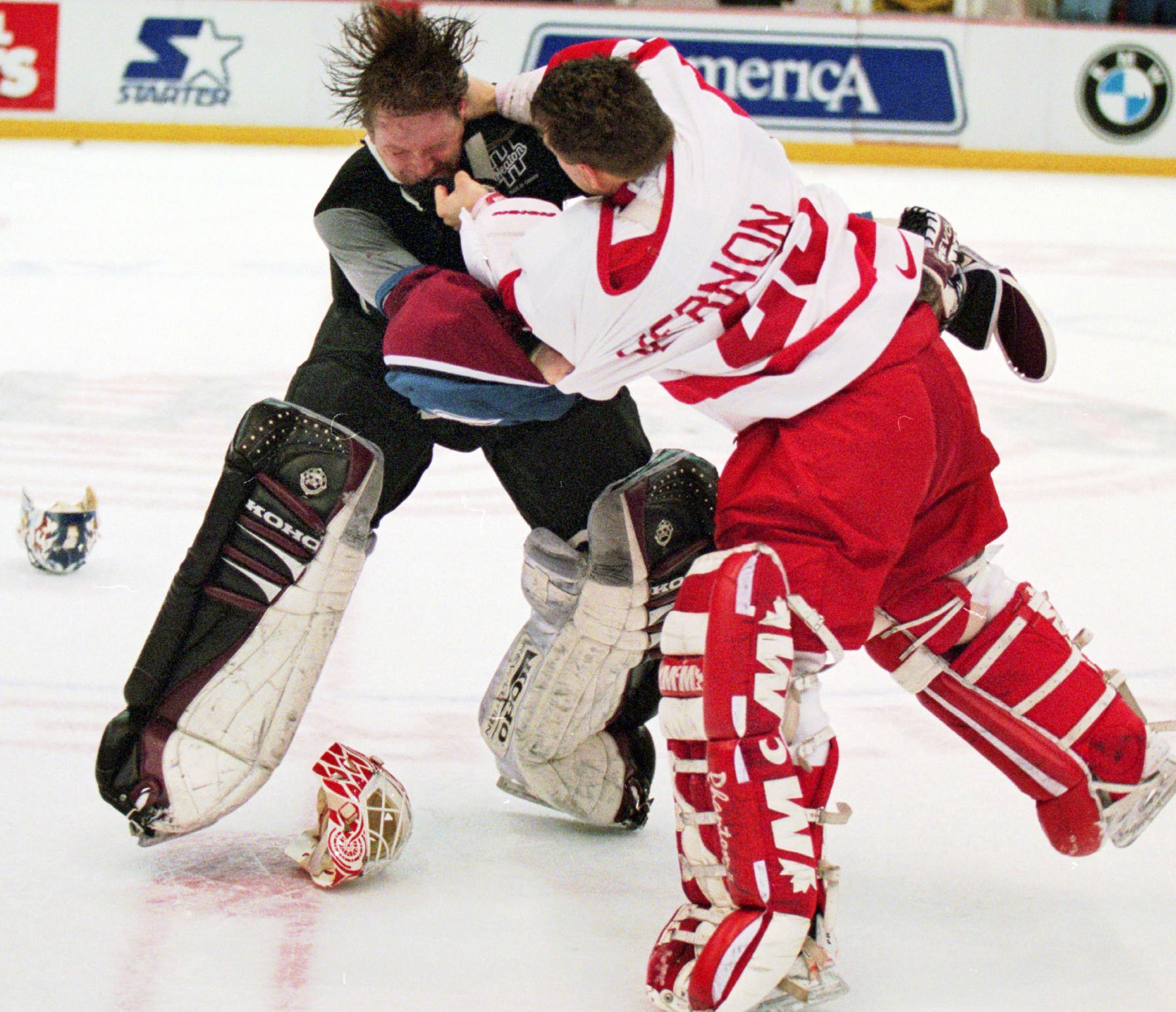 Fight Night at the Joe: Remembering the legendary Colorado Avalanche-Detroit Red..