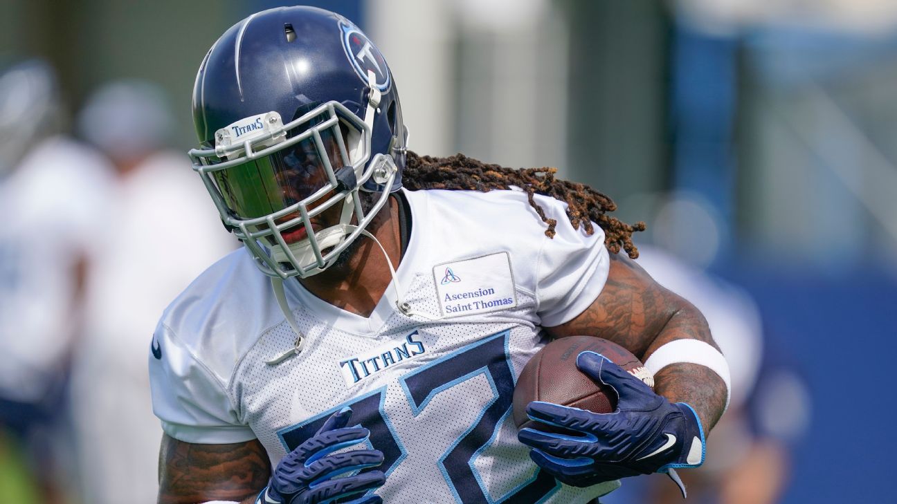 Derrick Henry not expected to play preseason, but Tennessee Titans to try  'different things' to prepare star RB for season - ESPN
