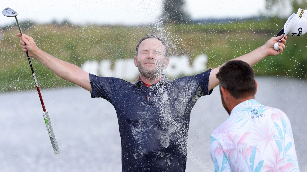 Branden Grace wins first U.S.-based event for controversial LIV Golf tour, takes..