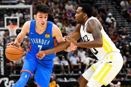 Oklahoma City Thunder rookie Chet Holmgren dazzles in debut, sets NBA summer lea..