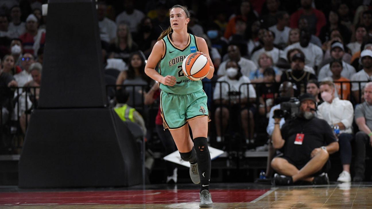 Sabrina Ionescu ties Candace Parker's career triple-doubles record in historic p..