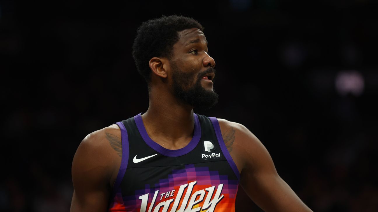 Suns' Deandre Ayton says he hasn't spoken to coach Monty Williams since Game 7 b..