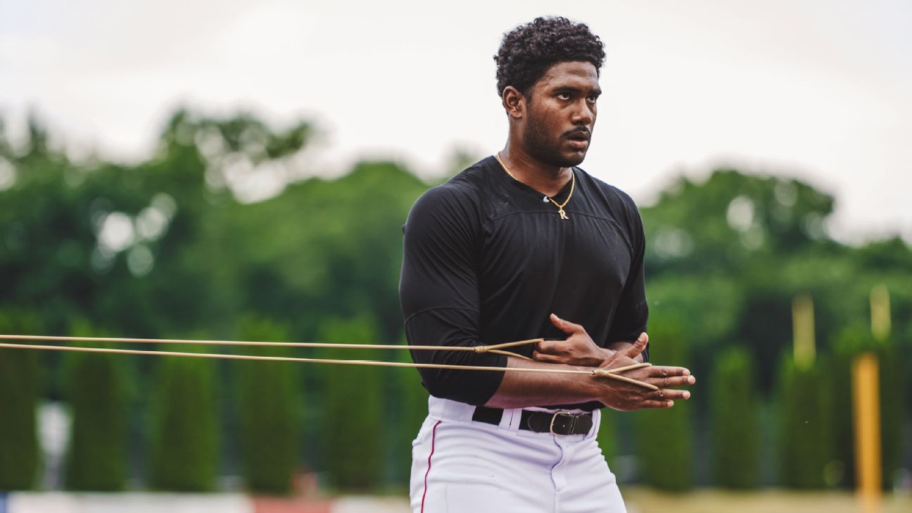 Watching the scouts watch Kumar Rocker, 2022 MLB draft man of