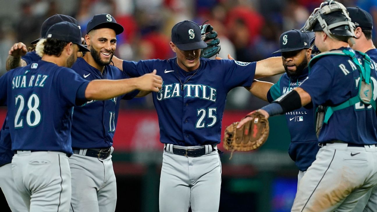 Semien streak at 23, Heim drives in 5 as Rangers keep rolling in 12-3 rout  of Mariners National News - Bally Sports