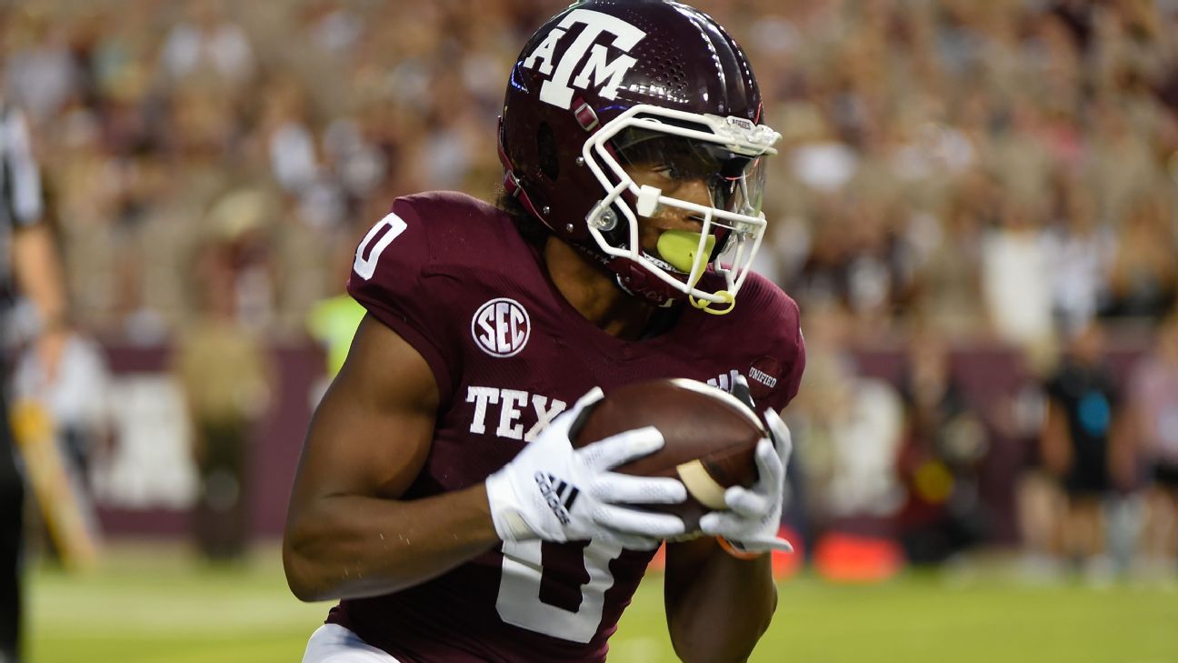 Texas A&M Aggies football player Ainias Smith arrested on DWI, weapon, marijuana..