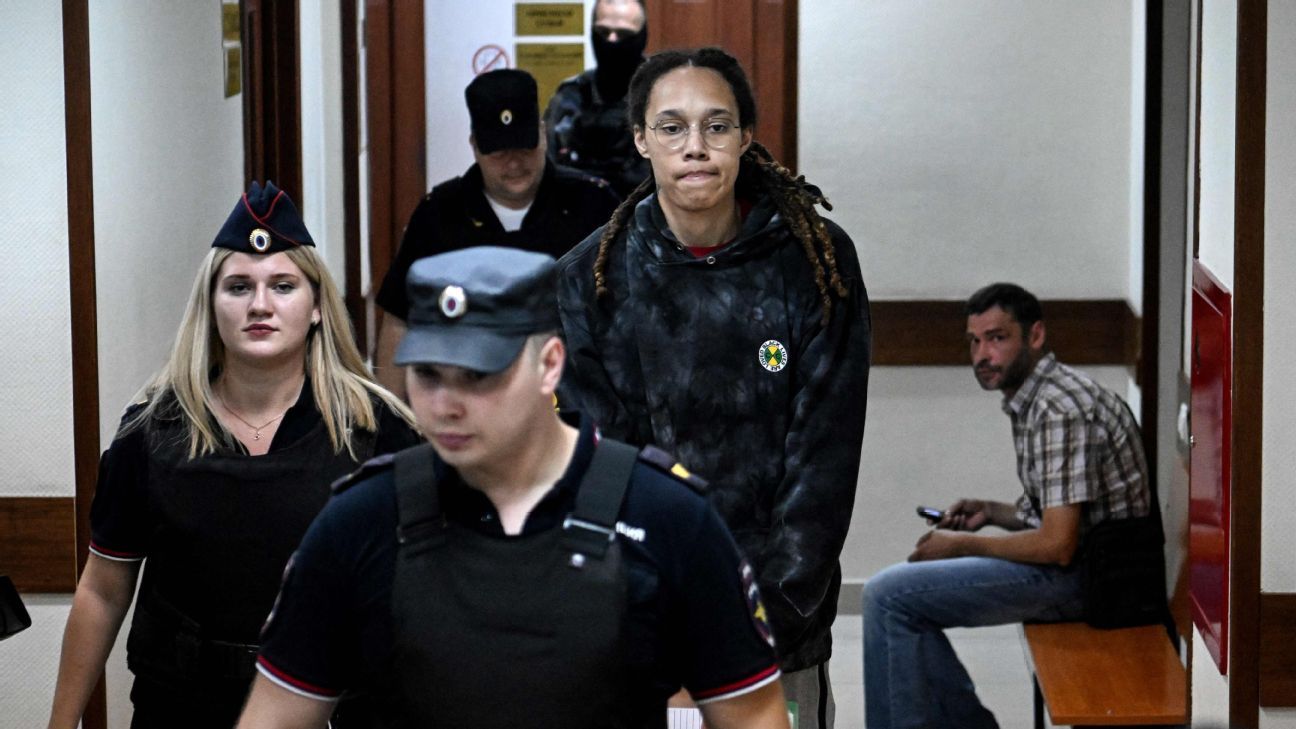 Brittney Griner's defense team in Russian court argues cannabis prescribed as pa..