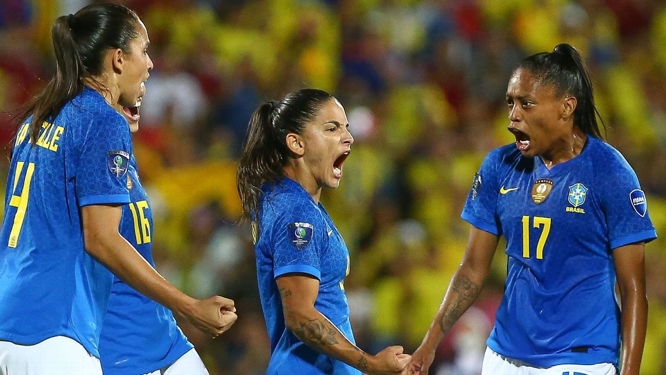 Brasil vence Col&Atilde;&acute;mbia com gol de Debinha e conquista a Copa Am&Atilde;&copy;rica feminina  pela oitava vez