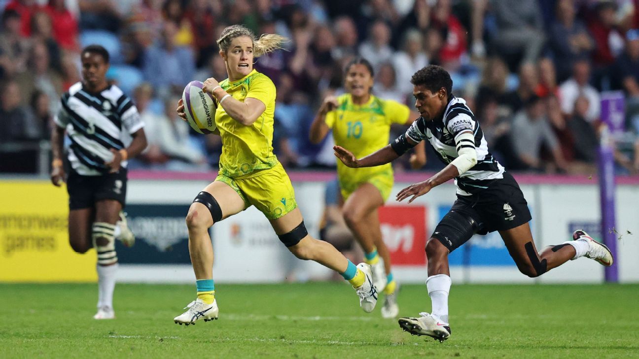 Commonwealth Games Australia Takes Womens Sevens Gold Over Fiji Espn