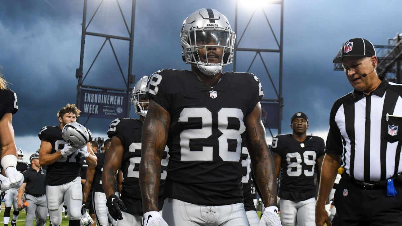 Josh Jacobs shreds Texans defense with 143 yards and 3 TD to give Raiders  their second win