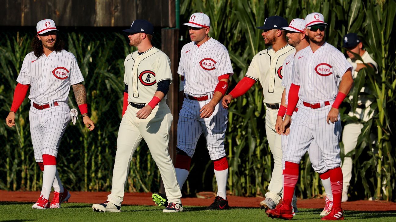 Field of Dreams Cubs verslaan Reds in sprookjesachtig decor ESPN