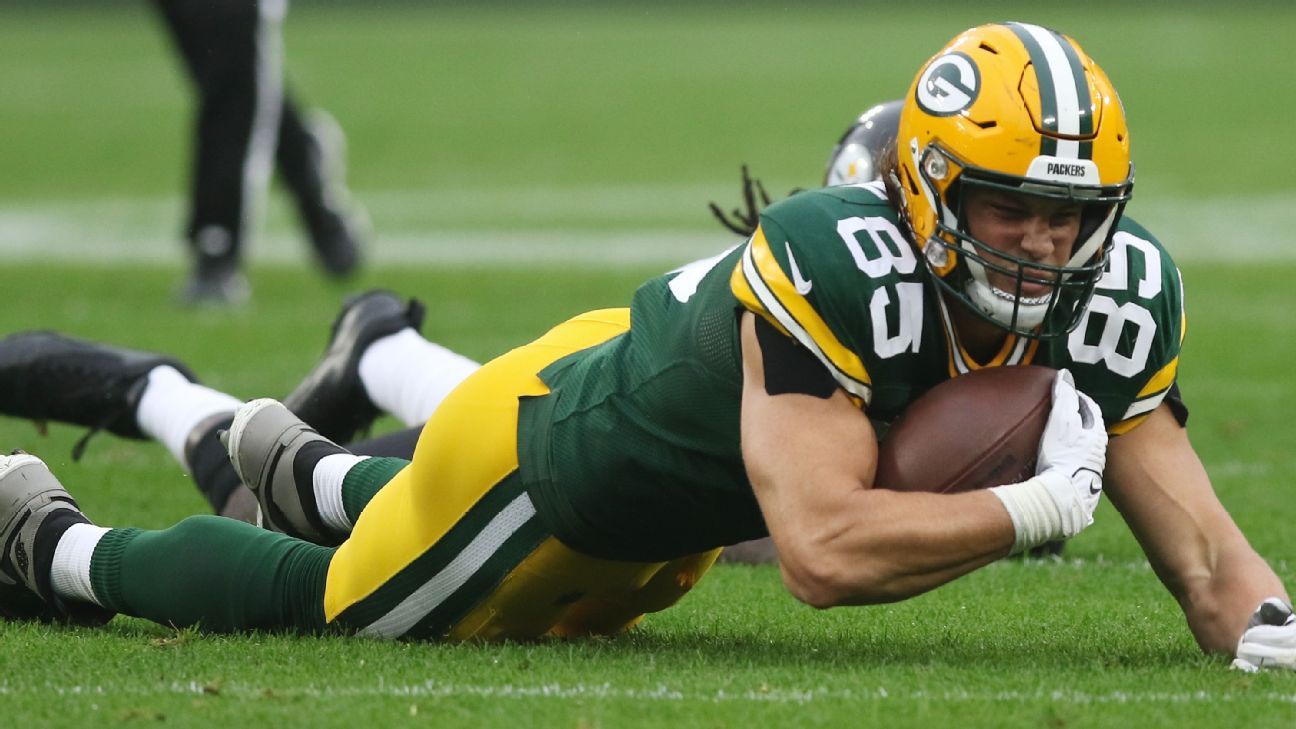 In 'the next step in the process,' Green Bay Packers activate three players  off PUP list, including tight end Robert Tonyan - ESPN