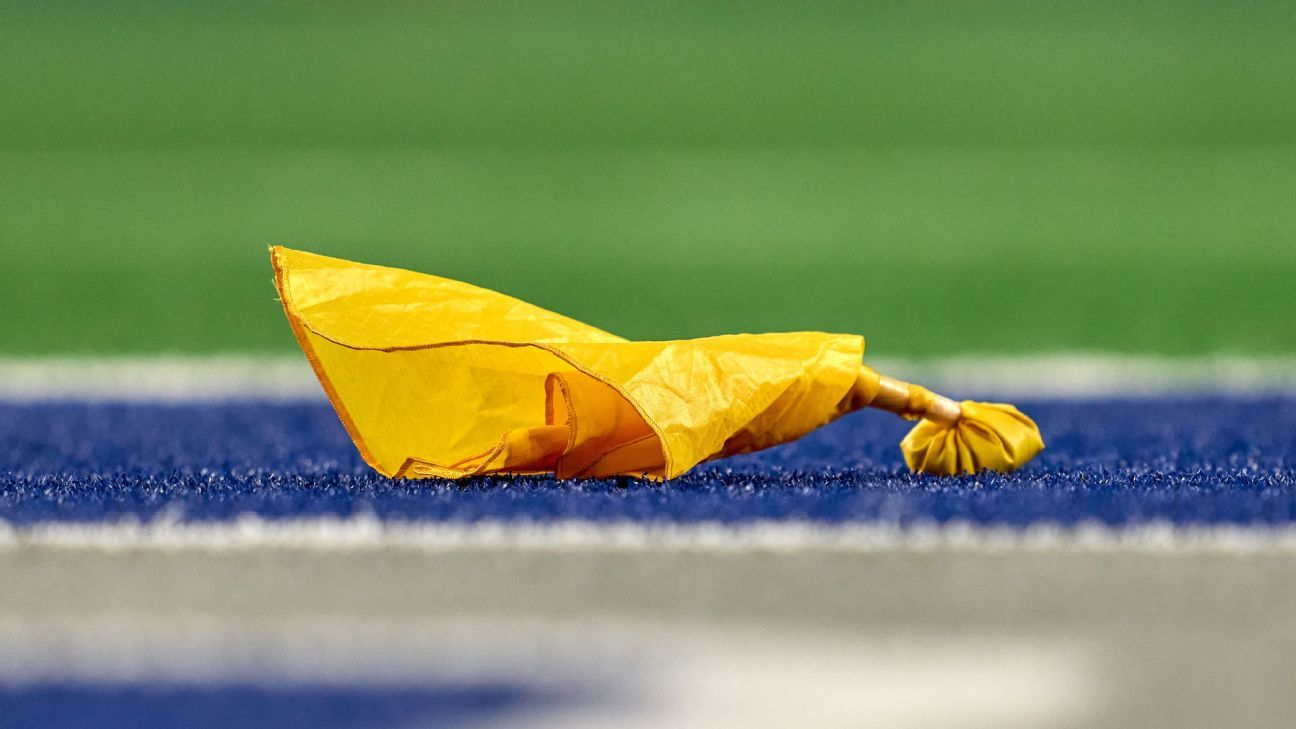 Fifteen illegal contact flags thrown in Week 1 of NFL preseason after 36 thrown ..