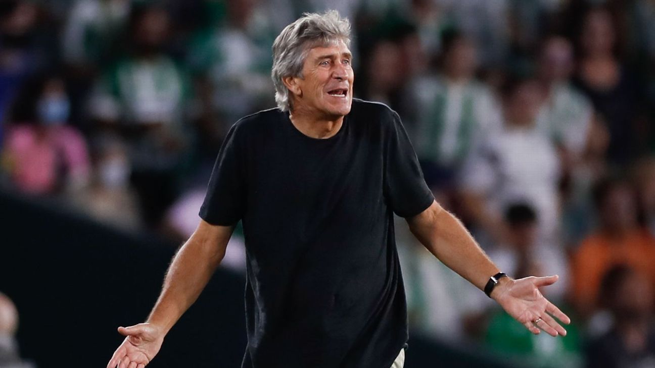 Manuel Pellegrini skrytykował prowadzenie Betis pomimo miażdżącego upadku