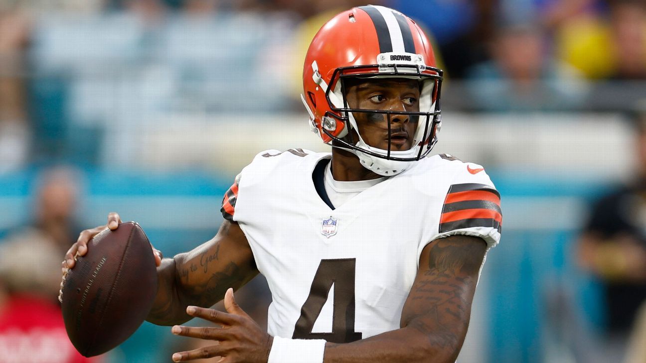 Browns' Deshaun Watson, NFL agree to suspension terms. Will he