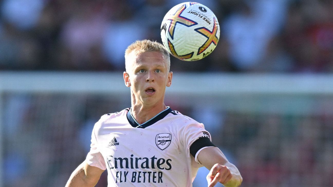 Arsenal's Oleksandr Zinchenko is the Premier League's most successful player