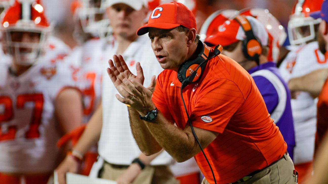 Clemson Tigers head football coach Dabo Swinney agrees to new 10-year, $115 mill..