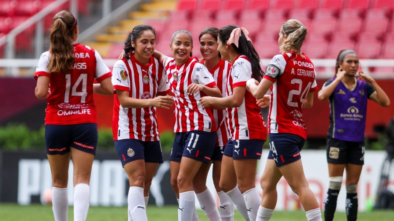 Liga MX Femenil Las estadísticas del Apertura 2022 después de 10