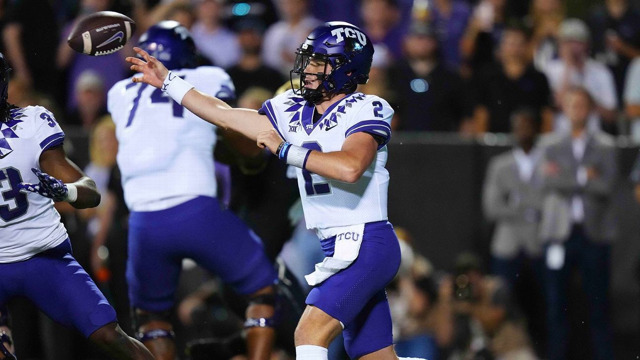 TCU starting quarterback Chandler Morris to miss Horned Frogs' home