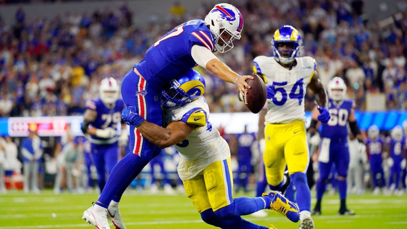 Buffalo Bills make statement by beating up on defending champion Los Angeles Ram..