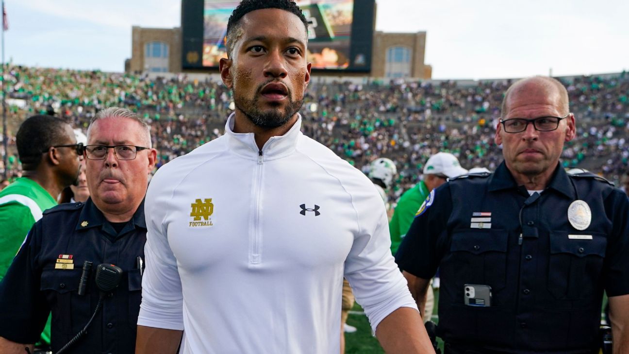 'Starts with me': Marcus Freeman now 0-3 as Notre Dame coach after stunning home..
