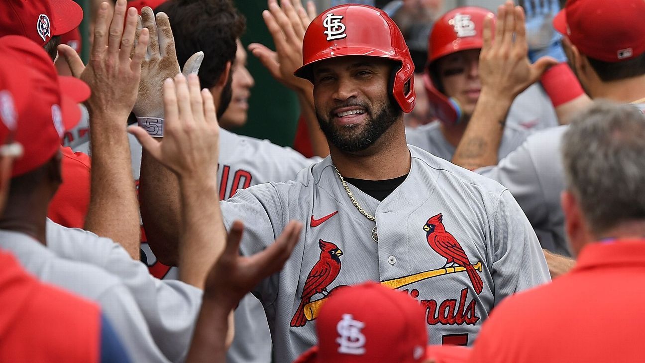 Quick hits: Pujols' milestones abound, highlights galore as Cardinals romp,  16-7, vs. Arizona