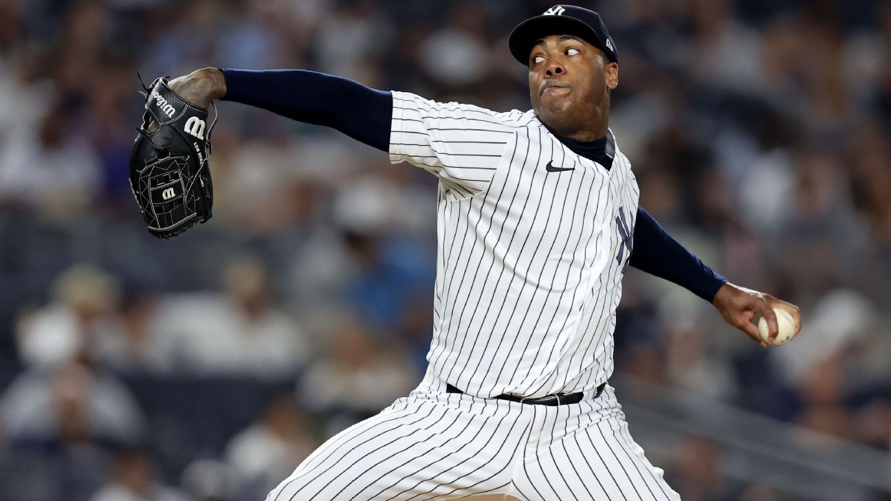 New York Yankees get Aroldis Chapman back from IL after missed time for tattoo-r..