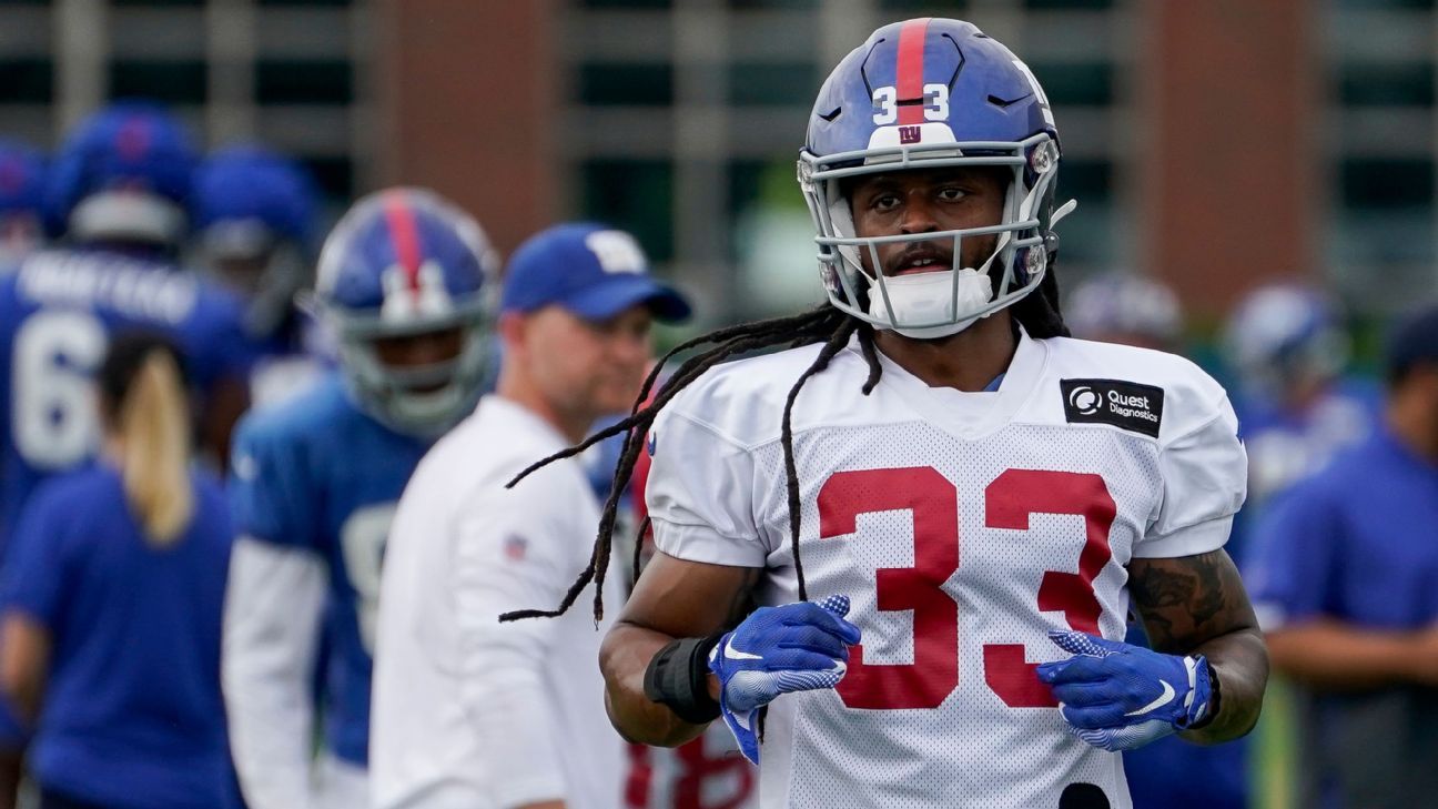 Giants' Wan'Dale Robinson out for season, Adoree Jackson 4-to-6 weeks