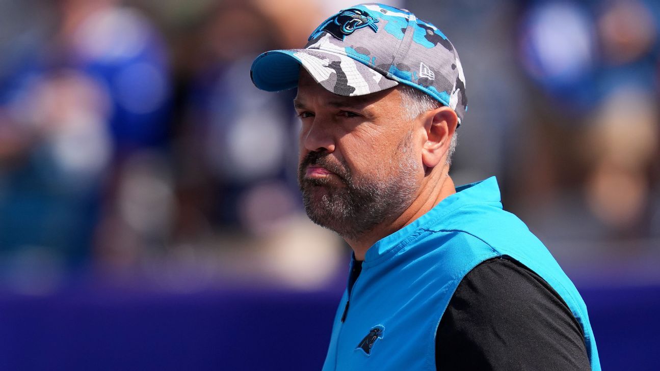 Carolina Panthers fire coach Matt Rhule after 1-4 start - ESPN