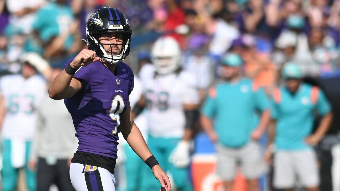 the Baltimore Ravens' Justin Tucker became one of the NFL's all-time greatest kickers