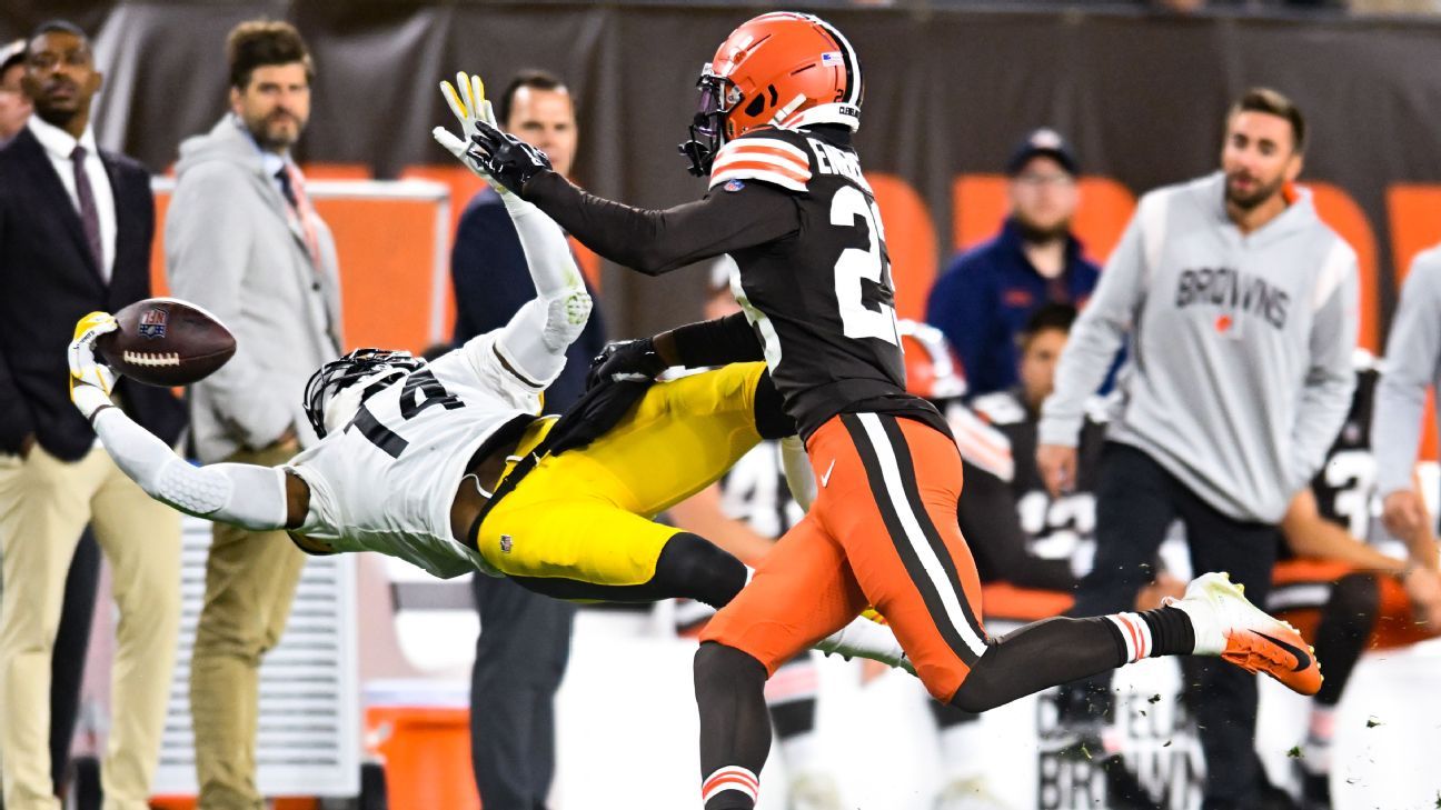 Steelers WR George Pickens top rookie at contested catches - BVM