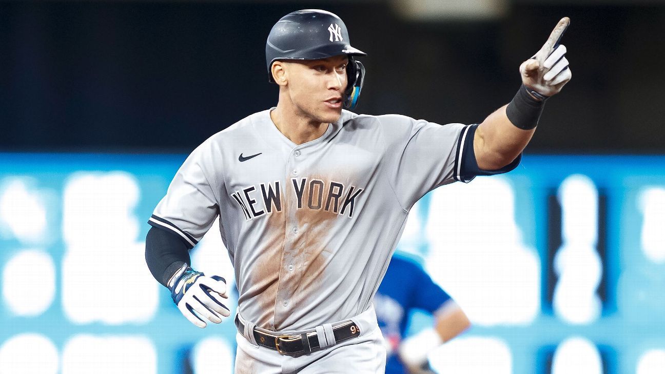 It's Sluggers Inc., as Giancarlo Stanton Joins Aaron Judge on the