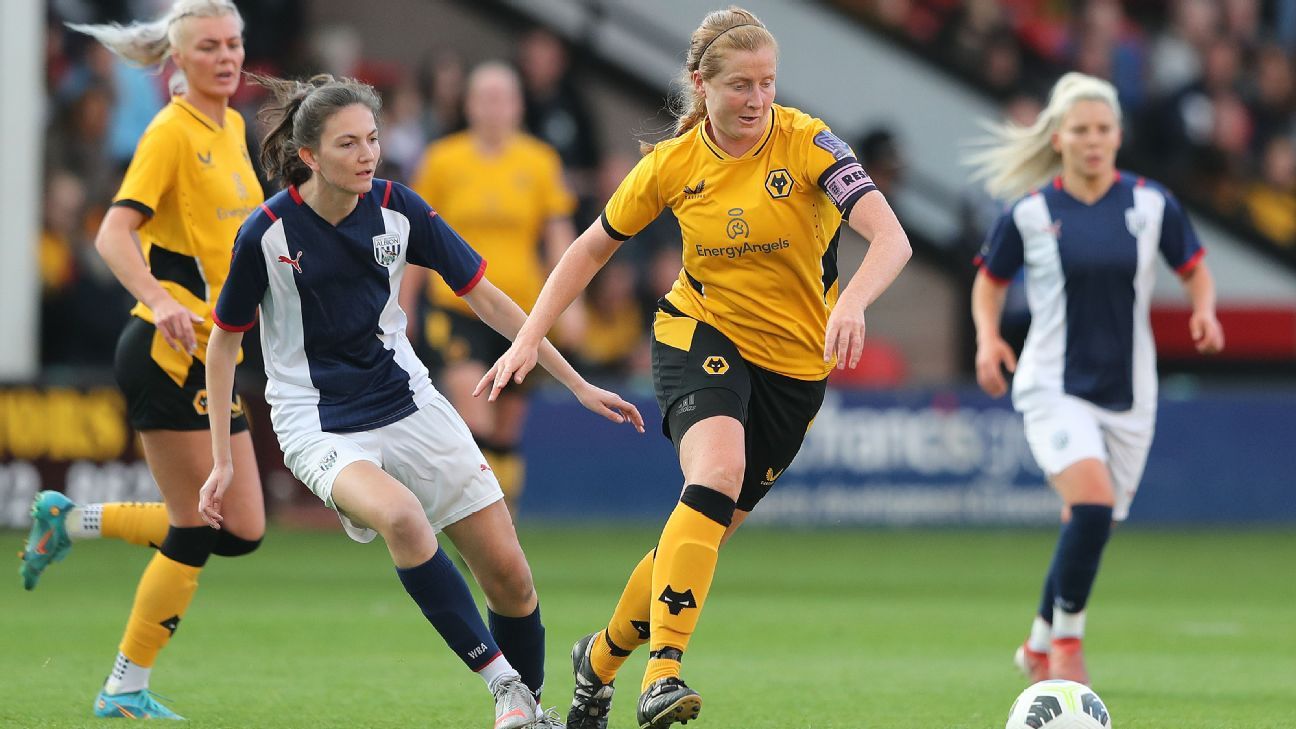 West Brom Women switch from white to navy shorts due to period