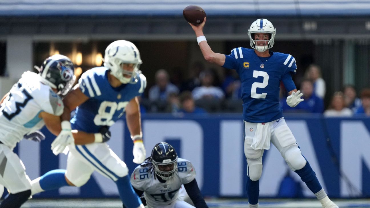 Next Gen Stats: Indianapolis Colts' quarterback Matt Ryan's 3 most