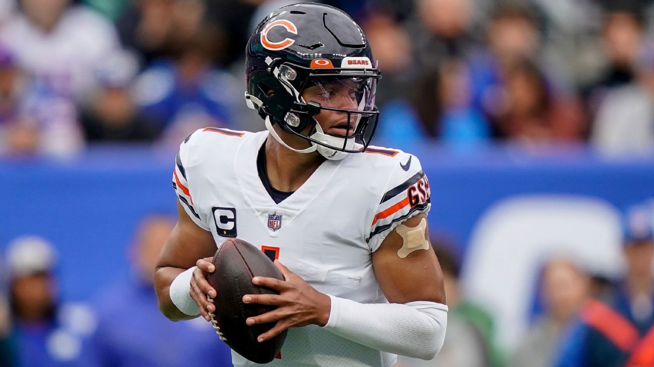 Chicago Bears OC Luke G  says he's encouraged by QB Justin Fields even  with improvement needed