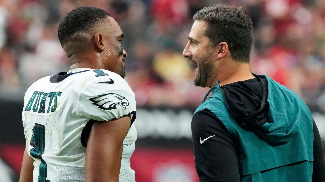 Jalen Hurts plays through 'flu-like symptoms' in an Eagles win, but  something is ailing the passing game