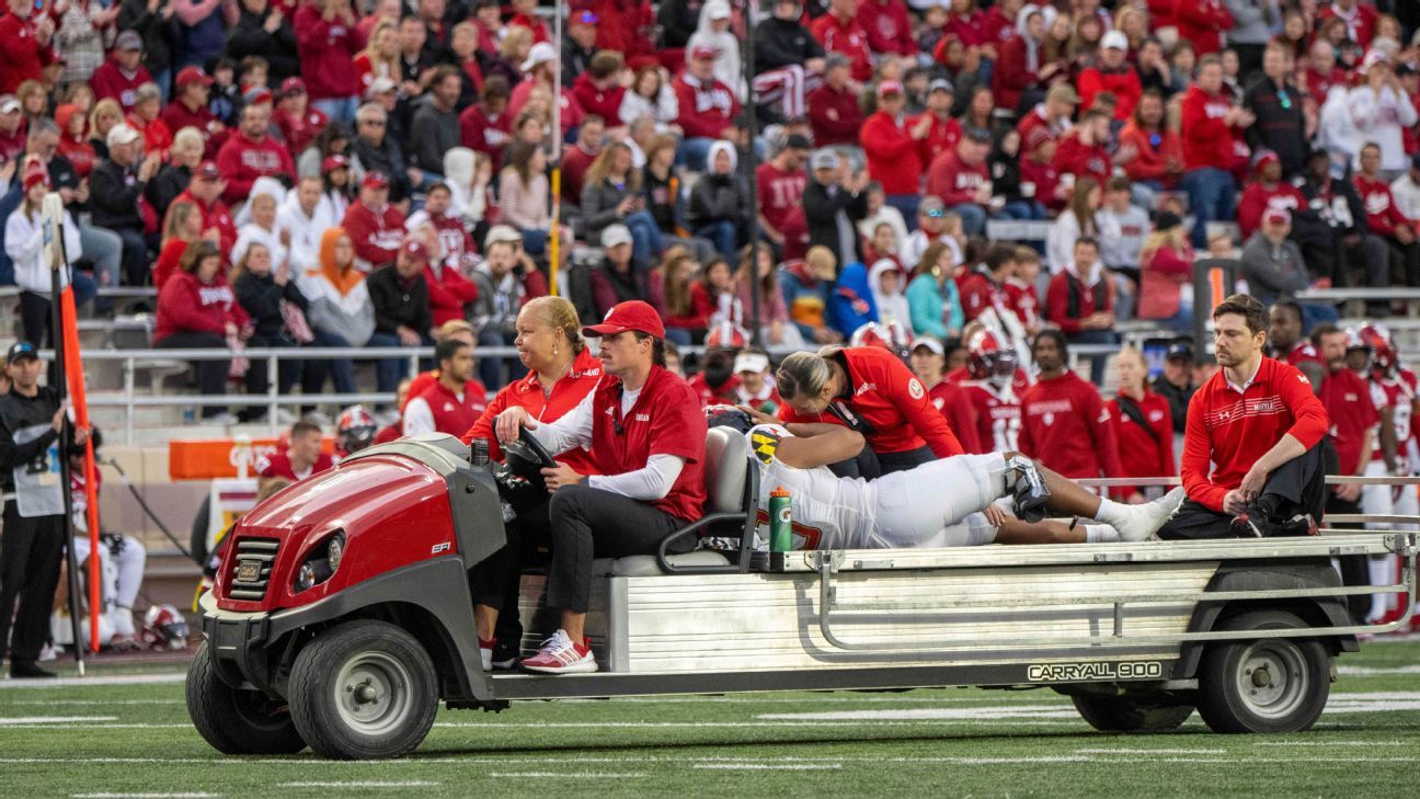 Terps QB Tagovailoa set for MRI after leaving win