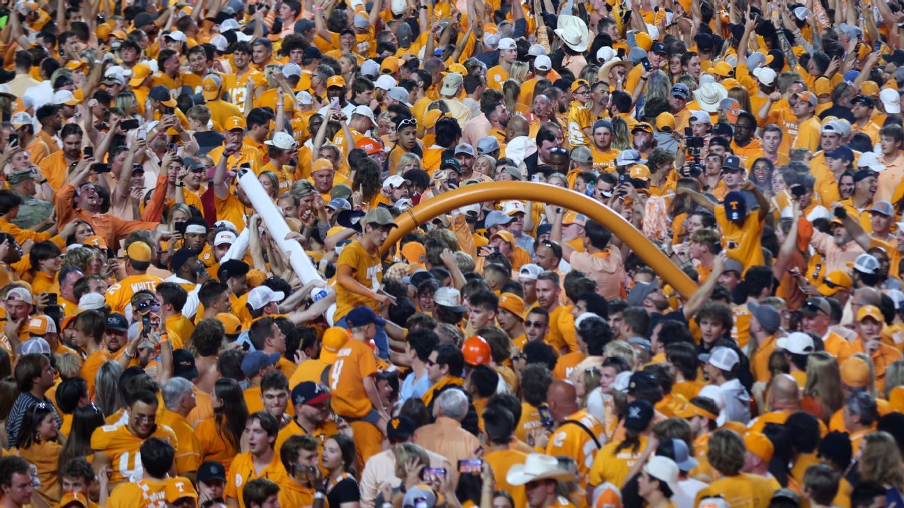 Vols seek help for goalposts torn down after win vs. Tide