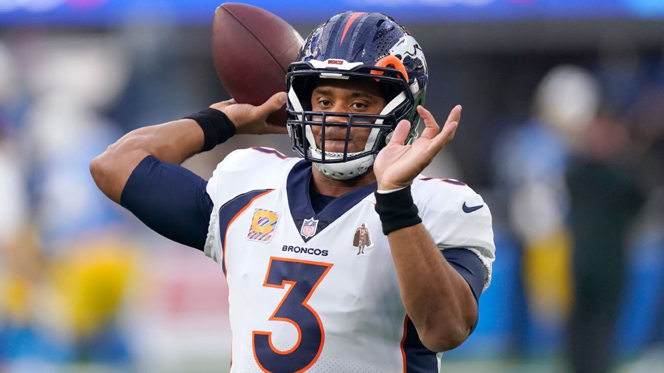 Broncos QB Russell Wilson ruled out; Brett Rypien to start