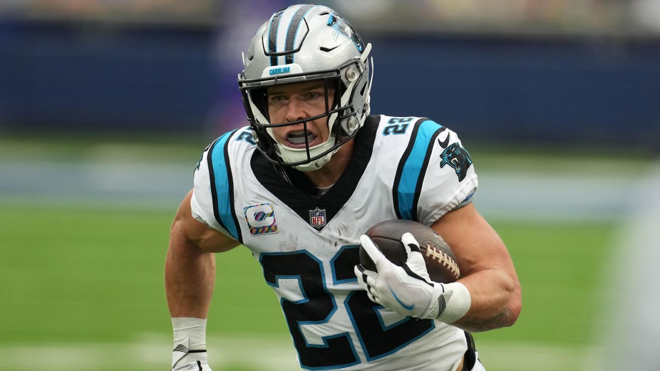 NFL.com Ranks Christian McCaffrey No. 1 Running Back from 2022 Season