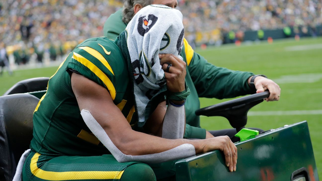 Pack WR Cobb feared the worst after ankle 'pop'