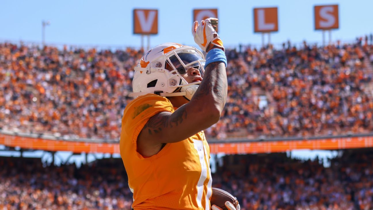 2023 NFL Draft: WR Jalin Hyatt, Tennessee, Round 3, Pick 73