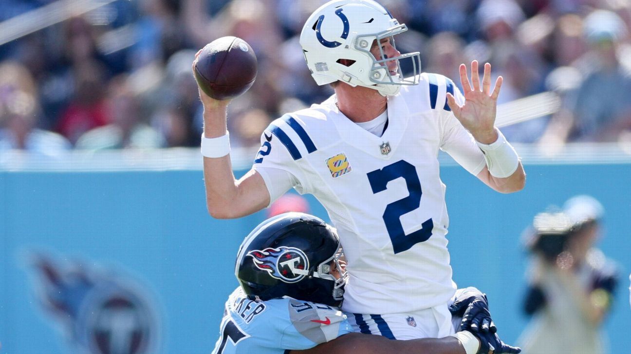 Titans-Colts clash for AFC South supremacy