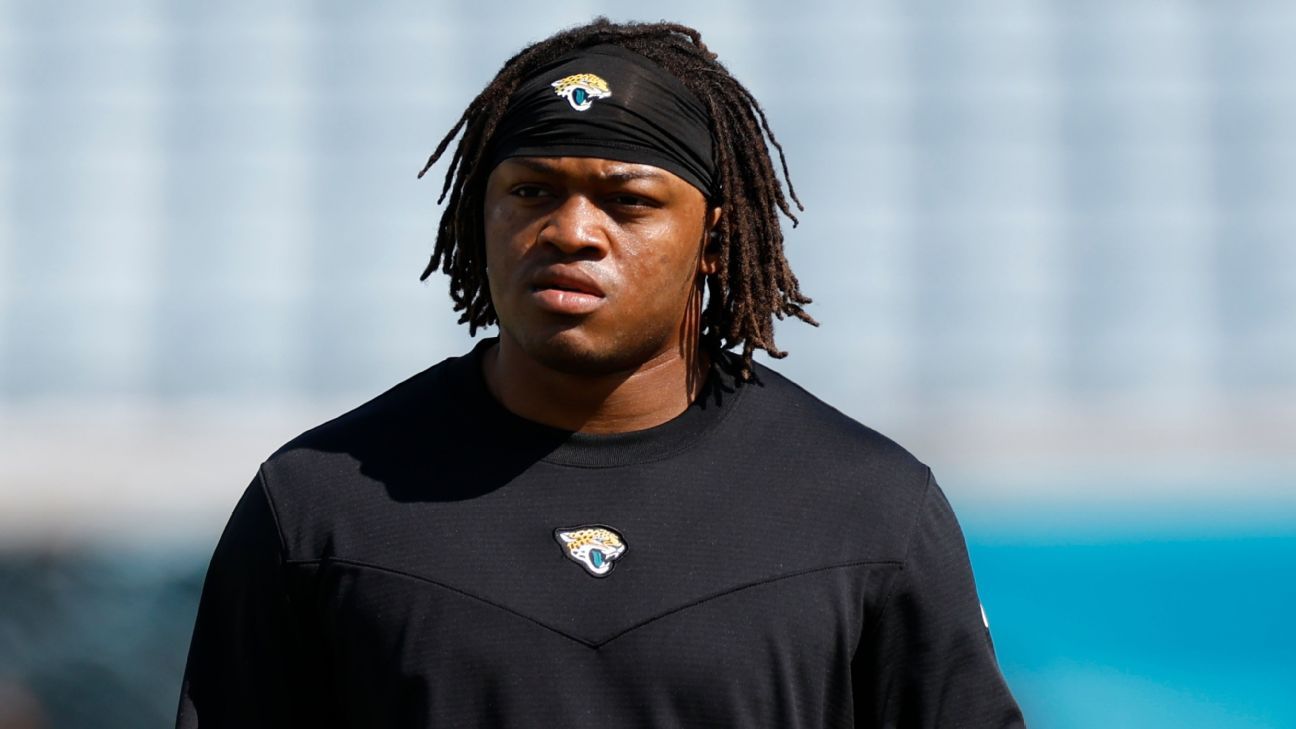 James Robinson ruled out ahead of Jaguars' game against the Bears